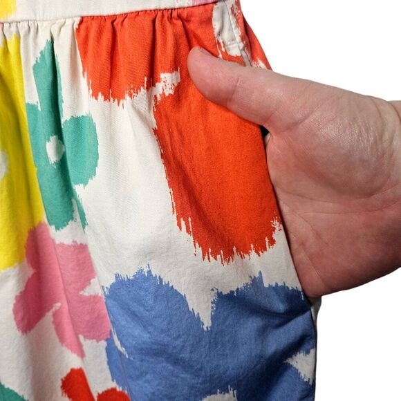 STELLA McCARTNEY KIDS Dress Girls 14+ Colorful Flowers Sleeveless Midi Length - Picture 3 of 10